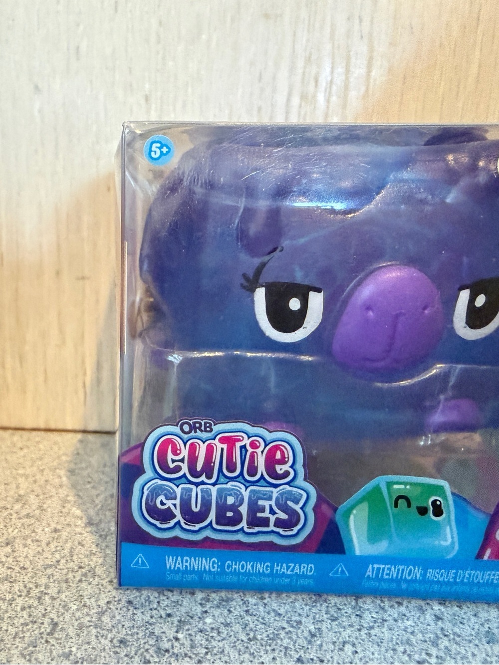 New Orb Curiosities Cutie Cubes Dark Purple Capybara Squishy Toy Viral Squish 5+